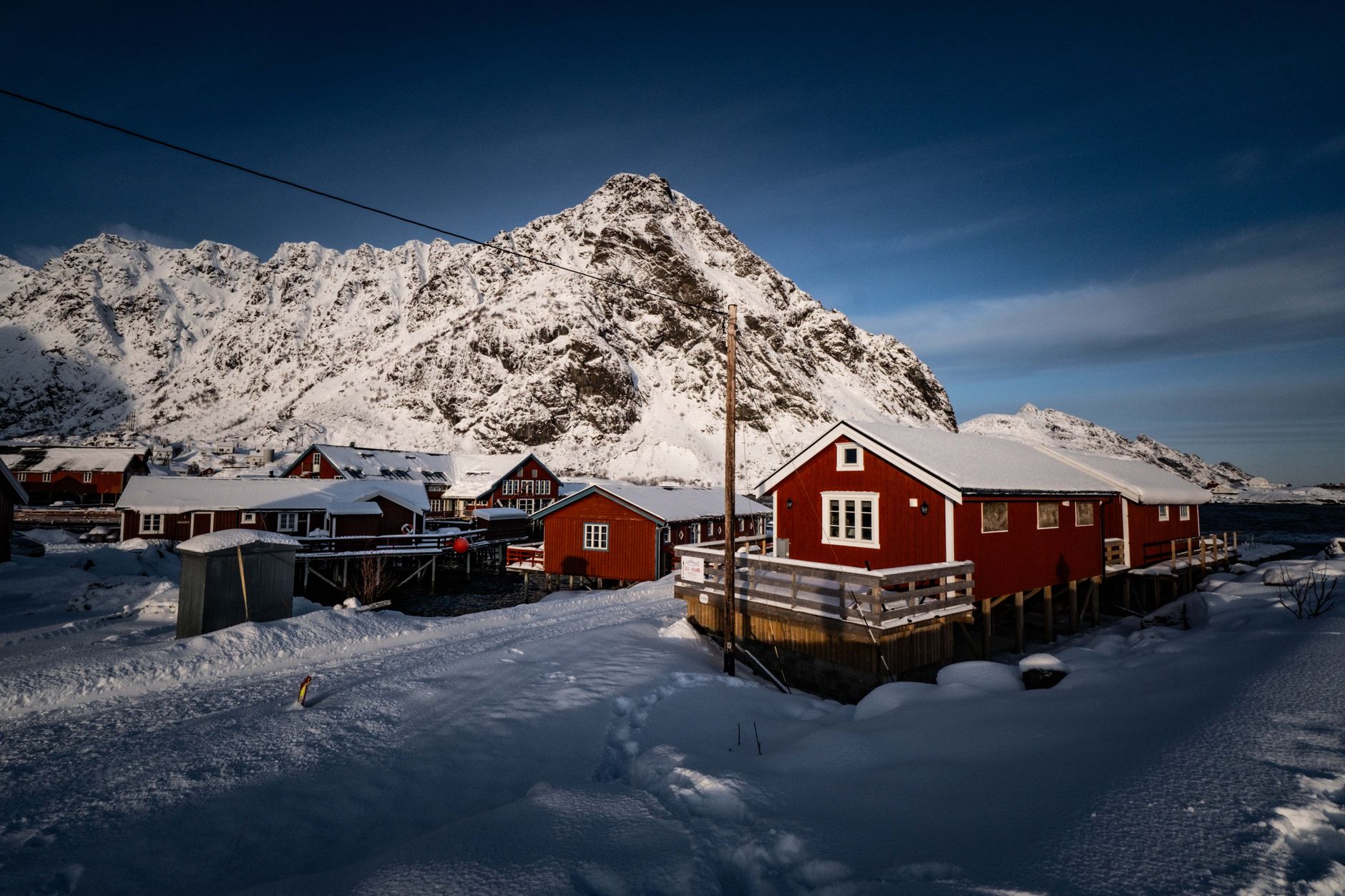 lofoten · rorbu · winter